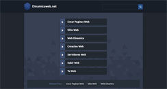 Desktop Screenshot of dinamicaweb.net