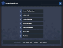 Tablet Screenshot of dinamicaweb.net